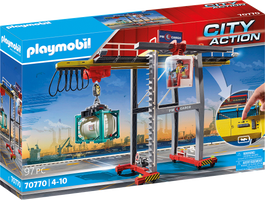 Playmobil® City Action Cargo Crane with Container