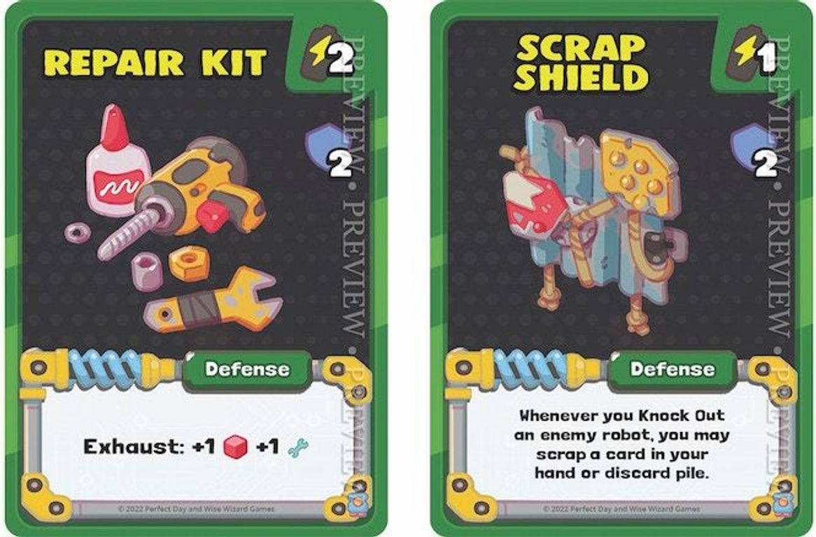 Robot Quest Arena: Kettle Robot Pack cartes