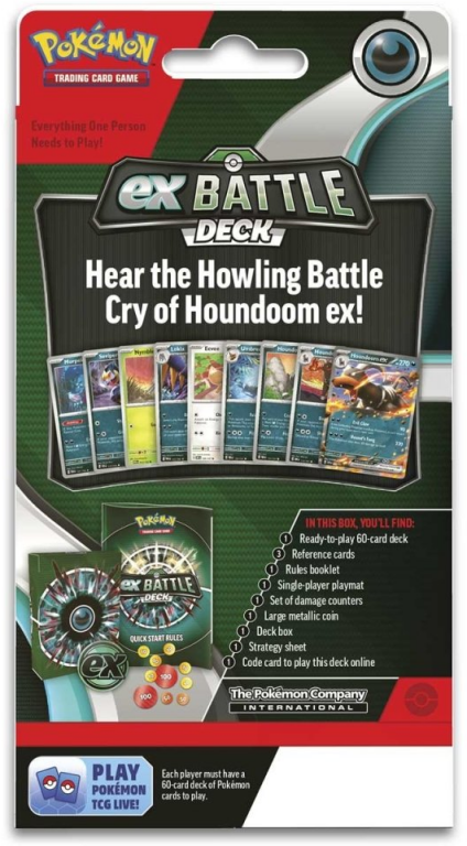 Pokémon TCG: Houndoom ex Battle Deck torna a scatola