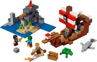 LEGO® Minecraft The Pirate Ship Adventure components