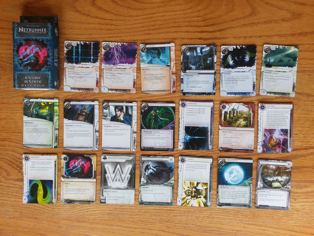Android: Netrunner - A Study in Static cards