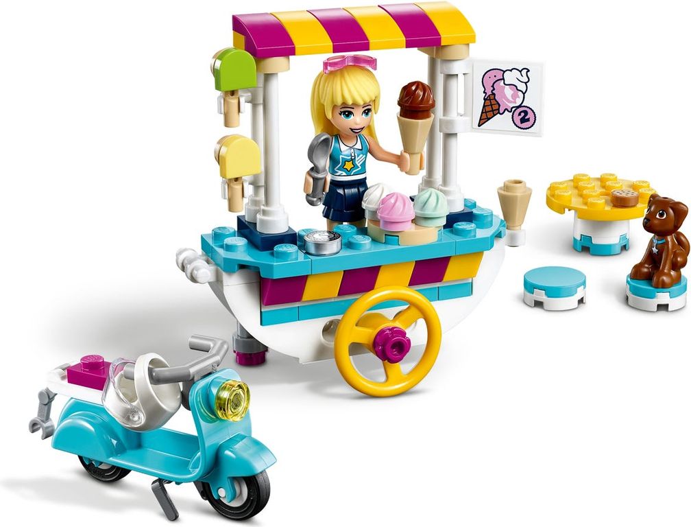 LEGO® Friends Stephanies mobiler Eiswagen spielablauf