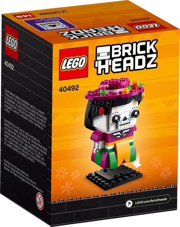 LEGO® BrickHeadz™ La Catrina back of the box