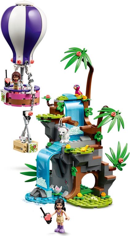 LEGO® Friends Tiger-Rettung mit Heißluftballon spielablauf