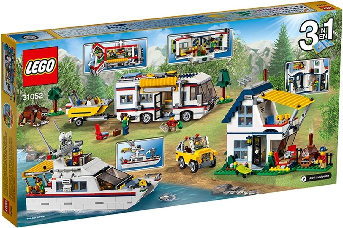 LEGO® Creator Vacation Getaways back of the box