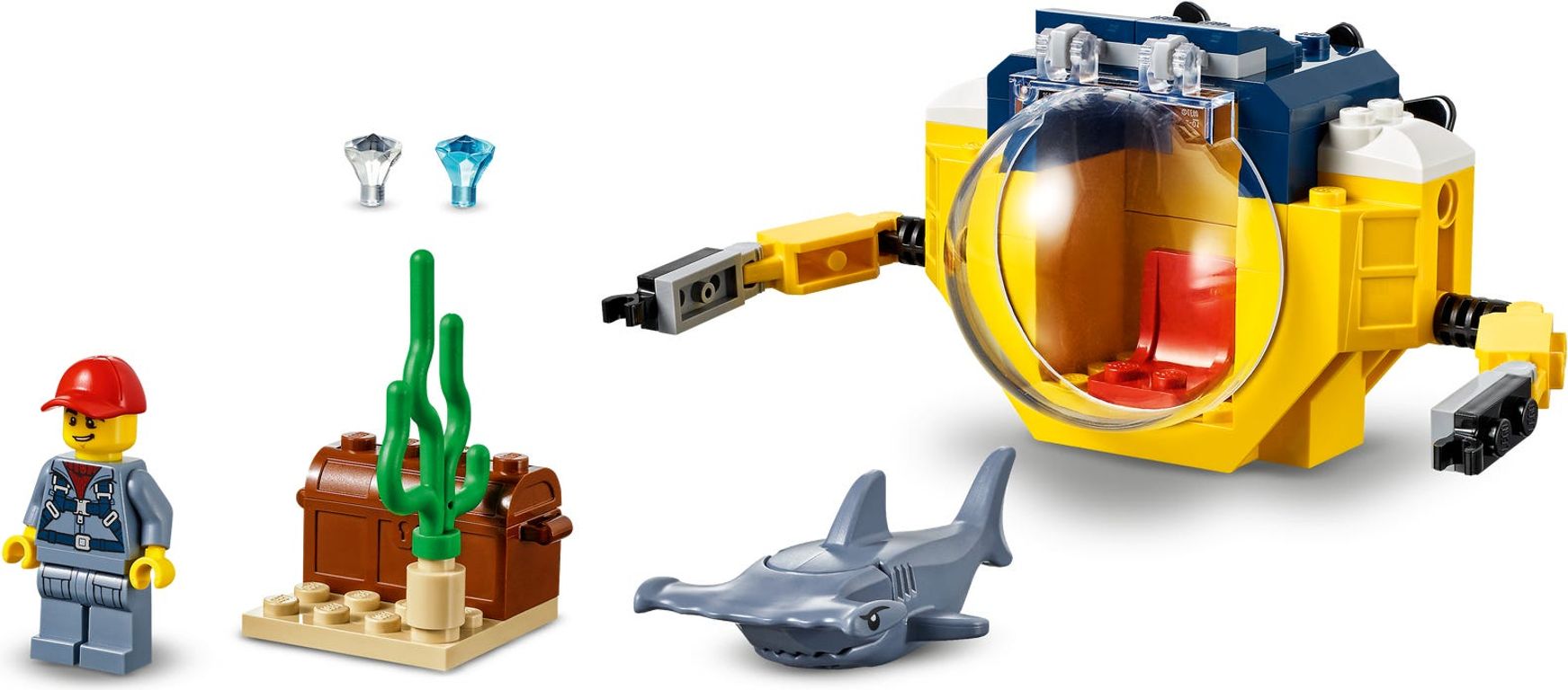 LEGO® City Ocean Mini-Submarine components
