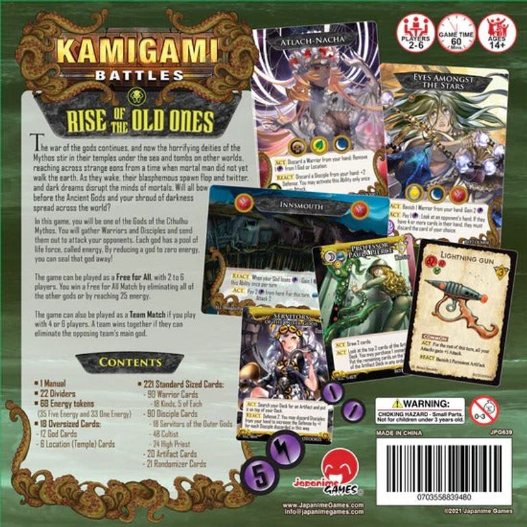 Kamigami Battles: Rise of the Old Ones torna a scatola