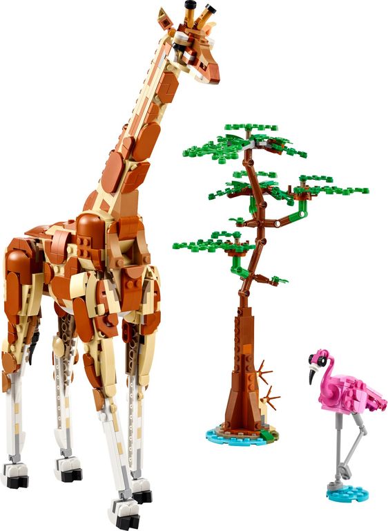 LEGO® Creator Wild Safari Animals components
