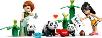 LEGO® Friends Panda Sanctuary Animal Care minifigures