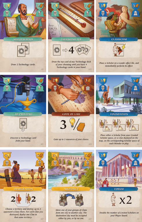 Time of Empires cards