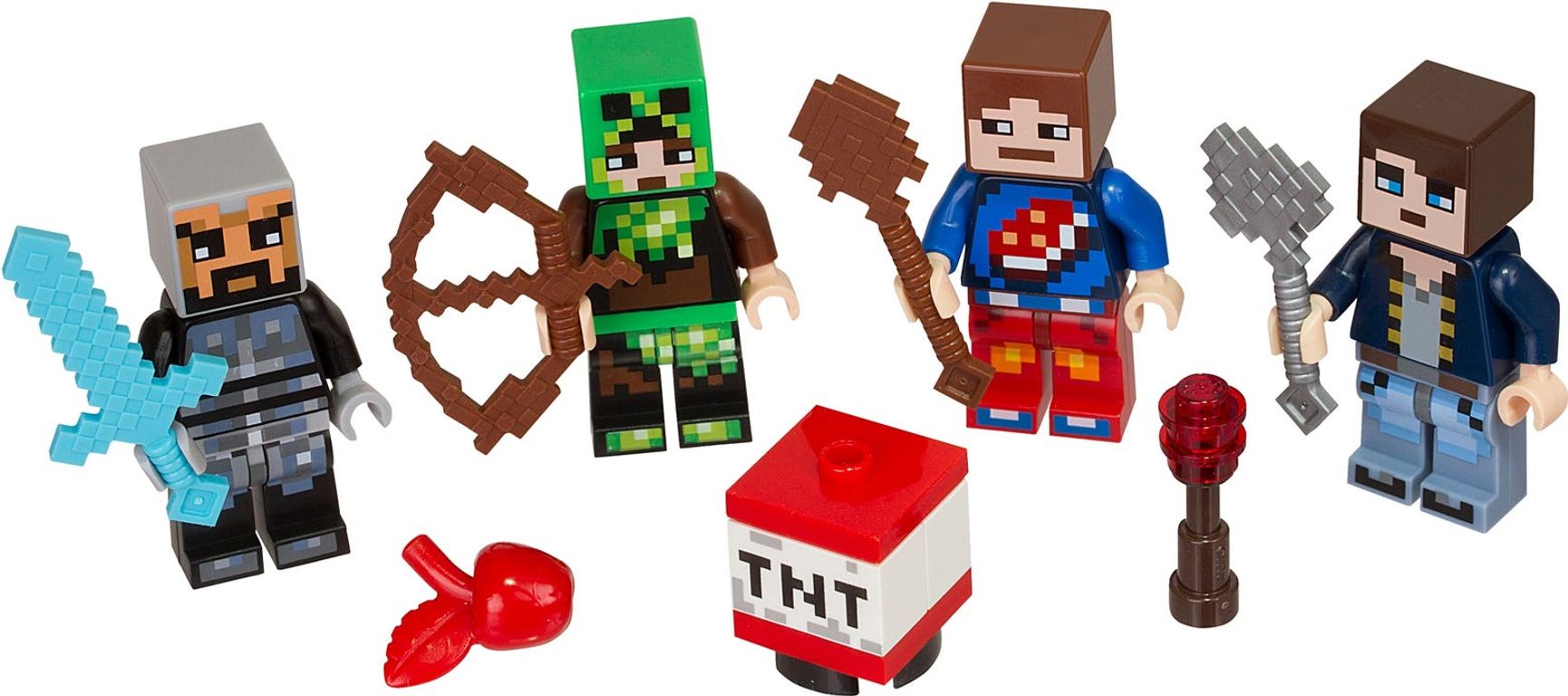 LEGO® Minecraft Skin Pack minifigures