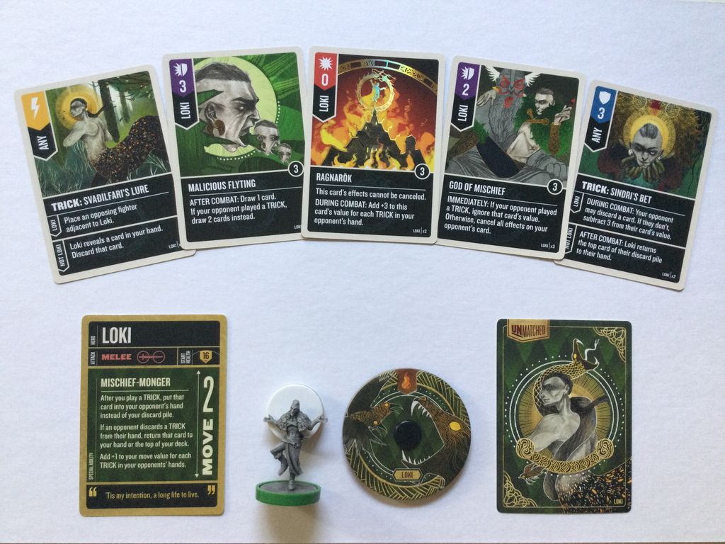 Unmatched: Battle of Legends, Volume Three componenten