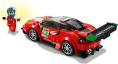 LEGO® Speed Champions Ferrari 488 GT3 Scuderia Corsa components