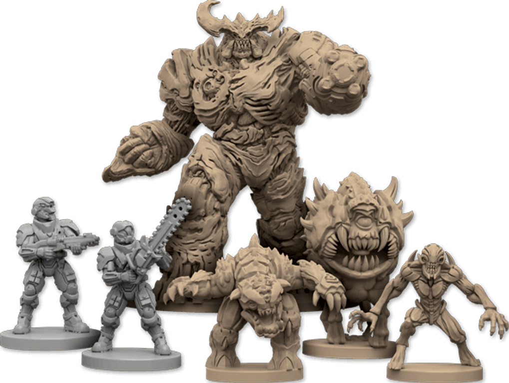 DOOM: The Board Game miniatures