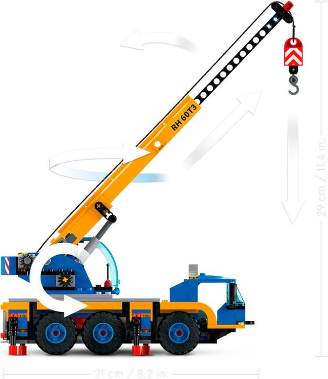 LEGO® City Mobile Crane components