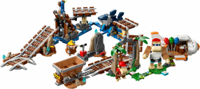 LEGO® Super Mario™ Diddy Kong's Mine Cart Ride Expansion Set components