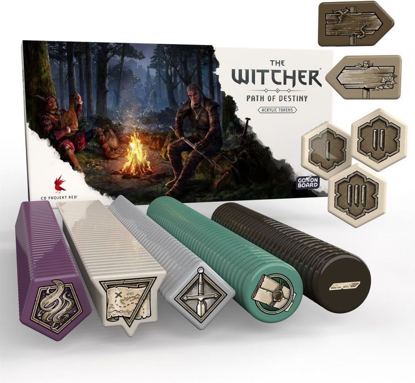 The Witcher: Path Of Destiny – Acrylic Tokens Core caja