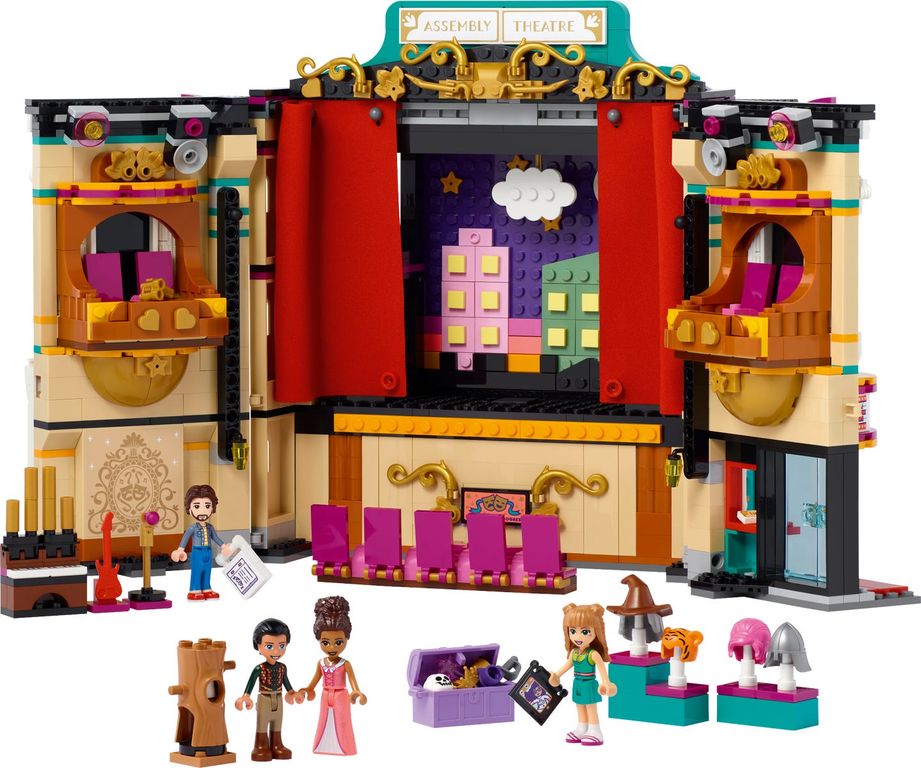 LEGO® Friends Andrea's Theater School components