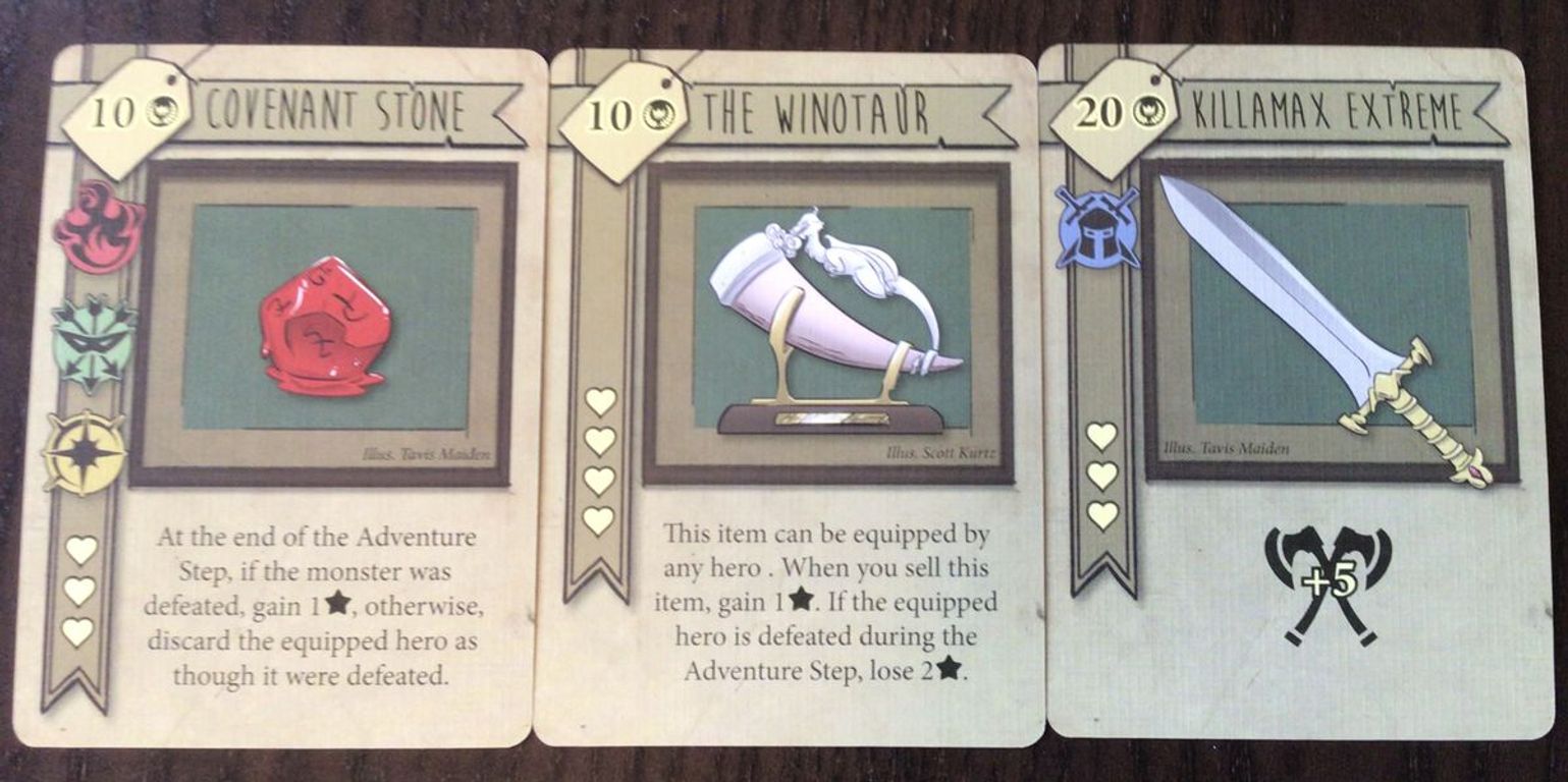 Bargain Quest: Table Titans cards