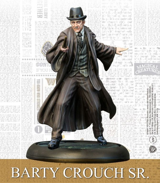 Harry Potter Miniatures Adventure Game: Barty Crouch Sr. & Aurors Expansion miniature