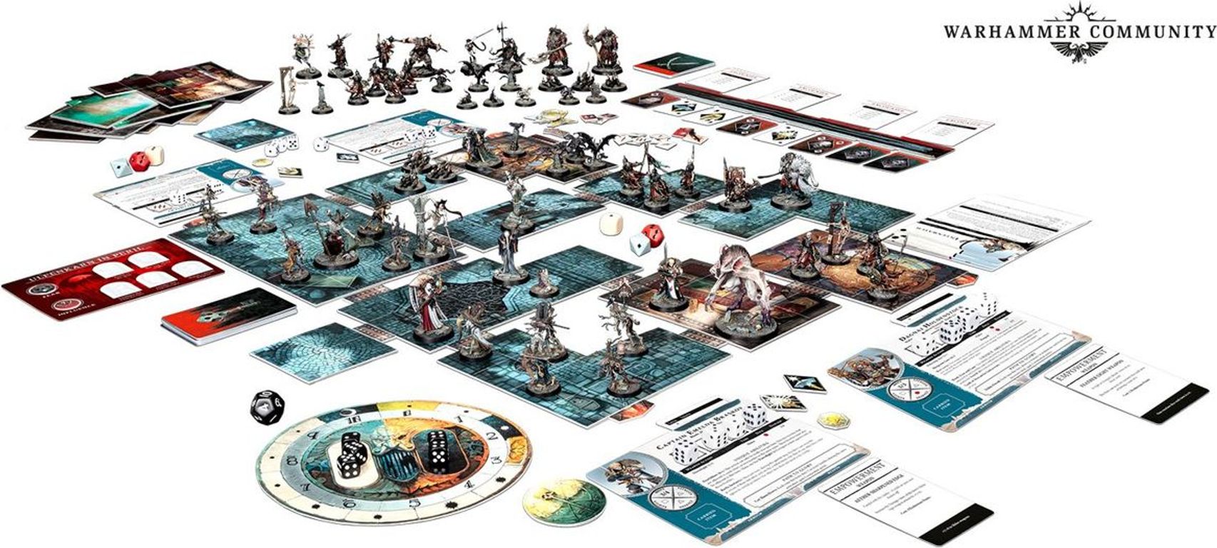 Warhammer Quest: La Cité Maudite composants