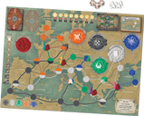 Pandemic: Fall of Rome game board