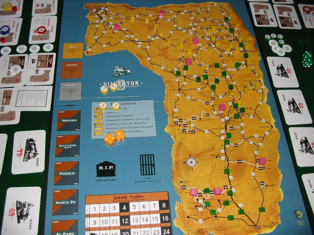 Silverton game board