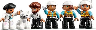 LEGO® DUPLO® La grue et les engins de construction figurines