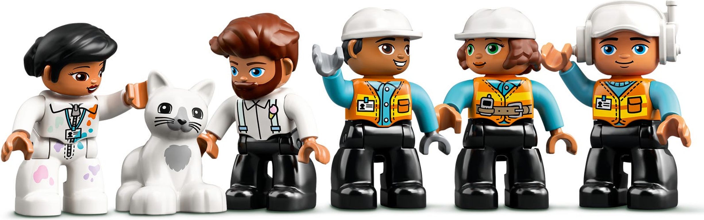 LEGO® DUPLO® Torenkraan & Bouwterrein minifiguren