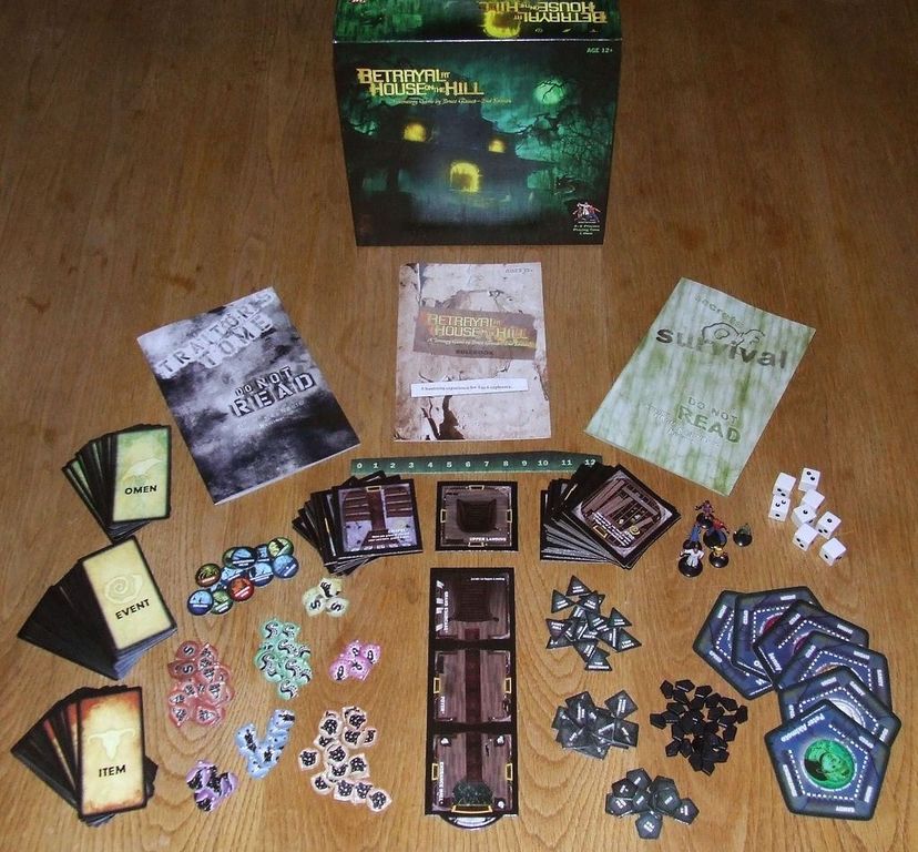 Betrayal at House on the Hill componenten