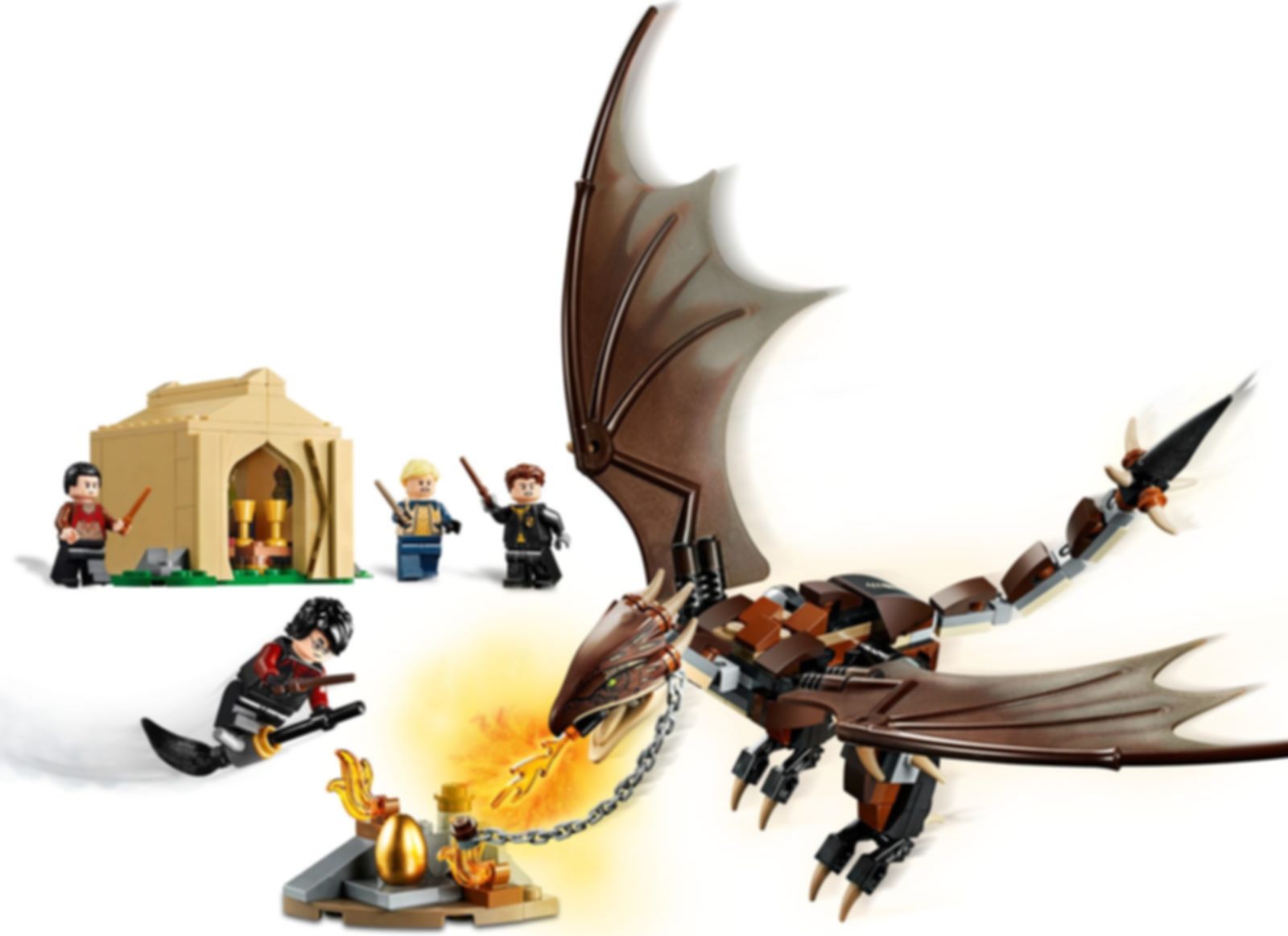 LEGO® Harry Potter™ Hongaarse Hoornstaart Toverschool Toernooi speelwijze