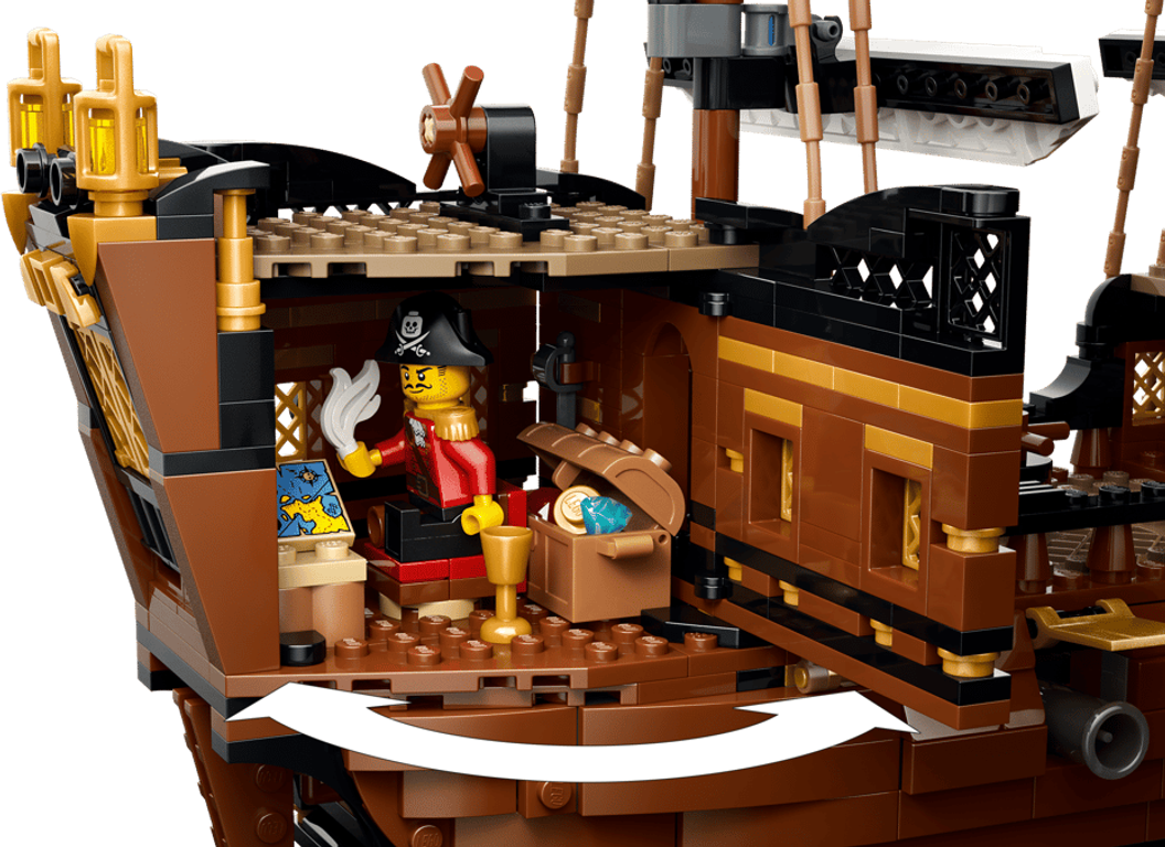 LEGO® Creator Iconic Pirate Ship interior