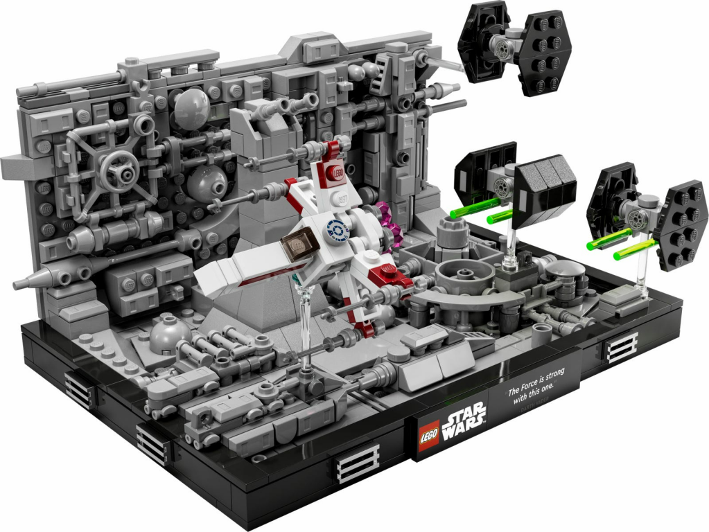 LEGO® Star Wars Diorama de la poursuite dans les tranchées de l’Étoile de la Mort gameplay