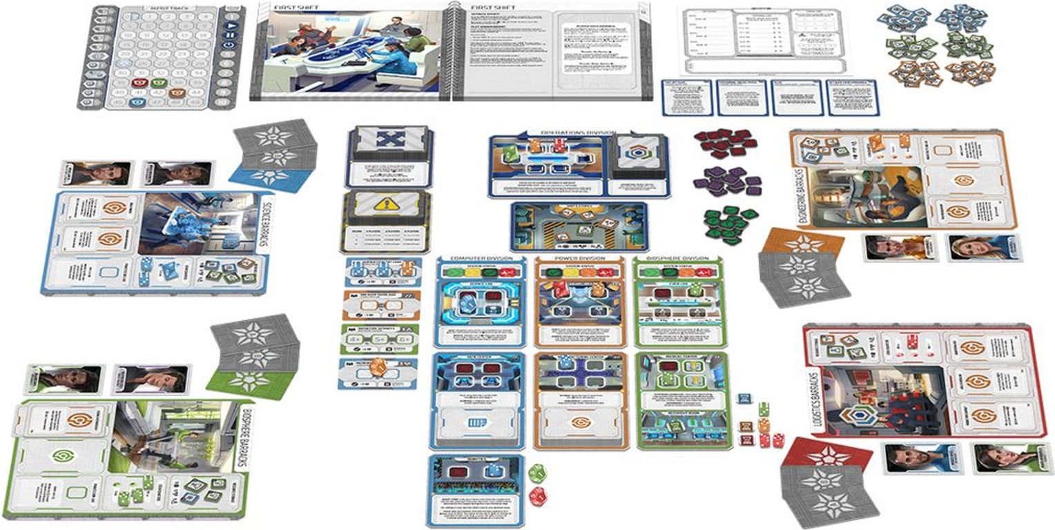 Gen7: A Crossroads Game componenti