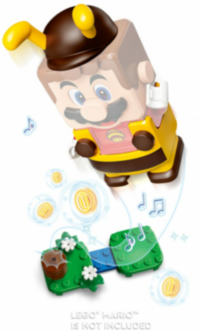 LEGO® Super Mario™ Bienen-Mario Anzug spielablauf