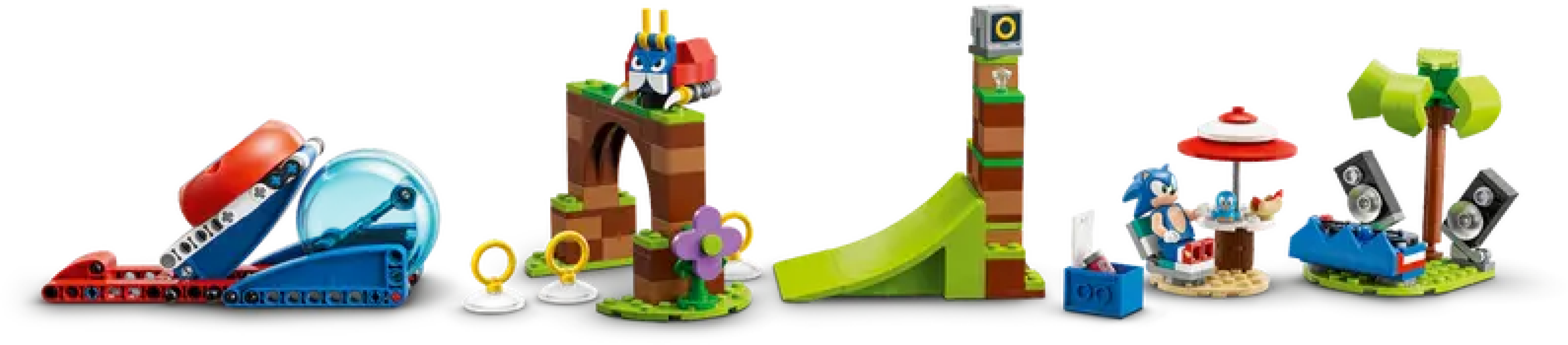 LEGO® Sonic The Hedgehog Sonics supersnelle uitdaging componenten