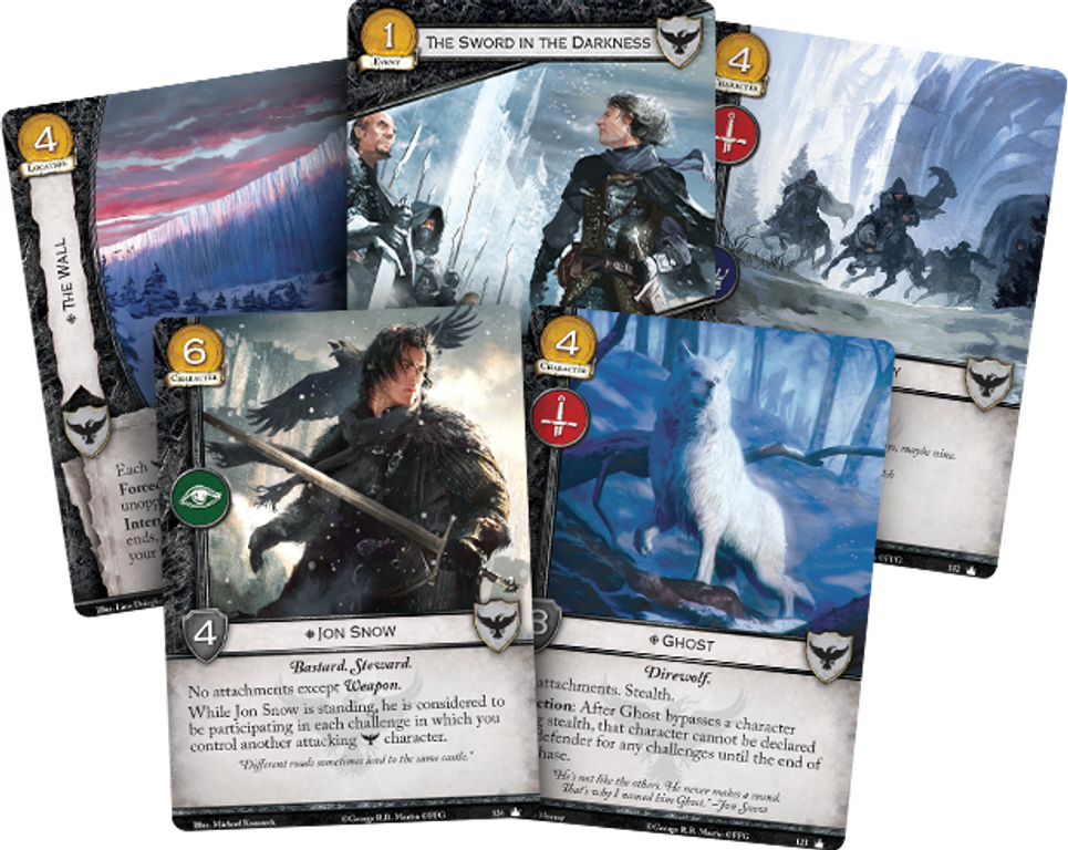 A Game of Thrones: The Card Game (Second Edition) cards