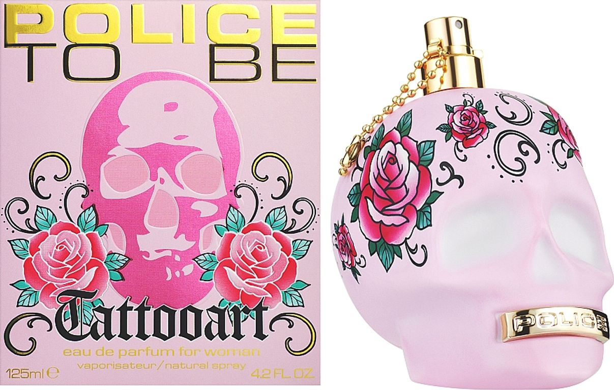Police To Be Tattoo Art For Her Eau de toilette box