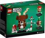 LEGO® BrickHeadz™ Reindeer, Elf and Elfie back of the box