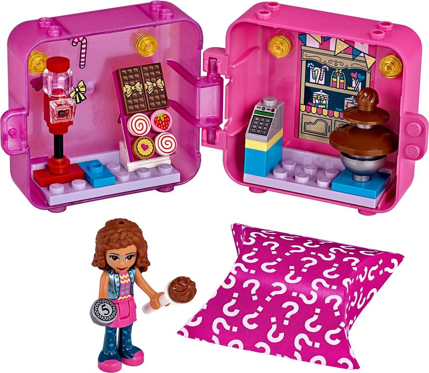 LEGO® Friends Olivia's winkelspeelkubus componenten