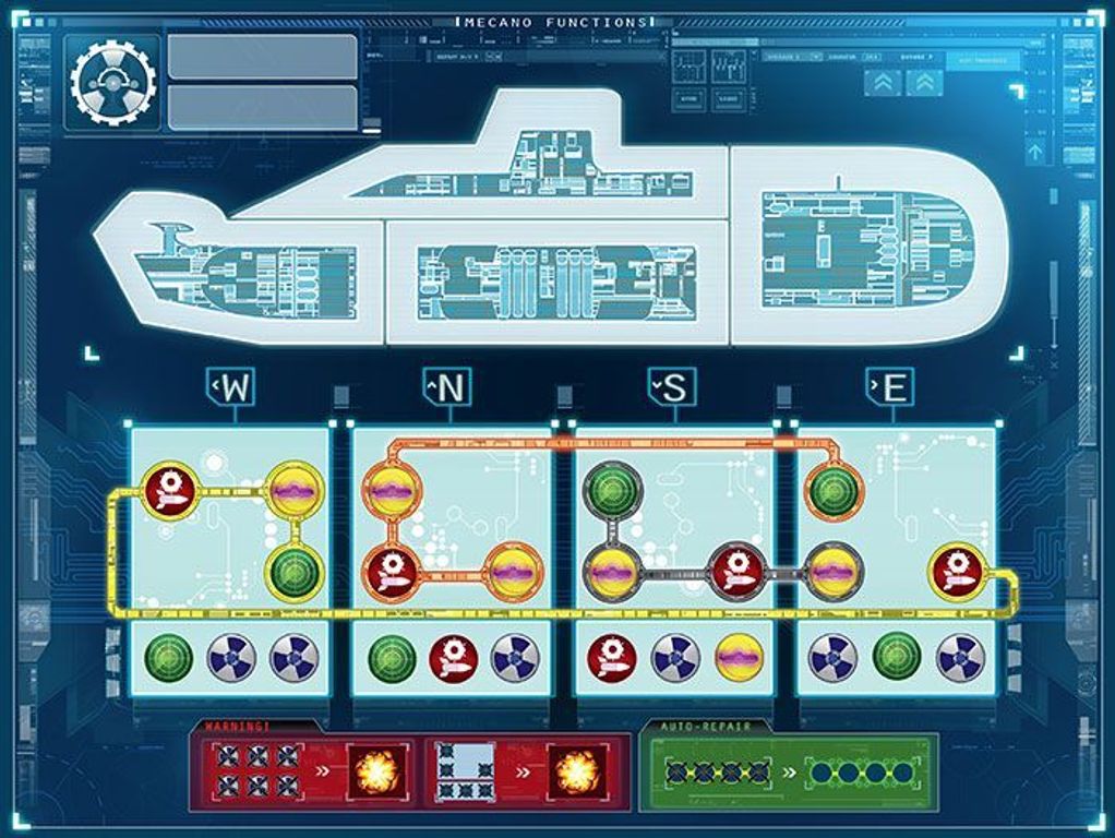 Captain Sonar game board