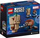 LEGO® BrickHeadz™ Groot & Rocket back of the box
