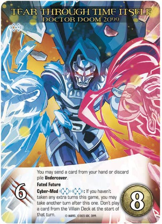 Legendary: A Marvel Deck Building Game – 2099 Doctor Doom kaart