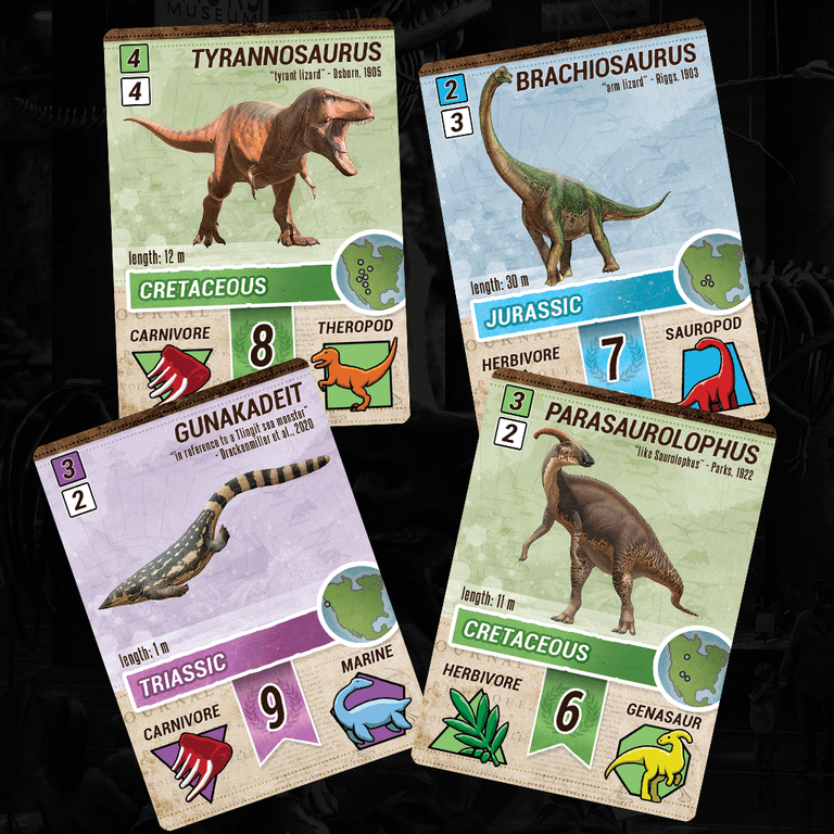 Holotype: Mesozoic North America cards