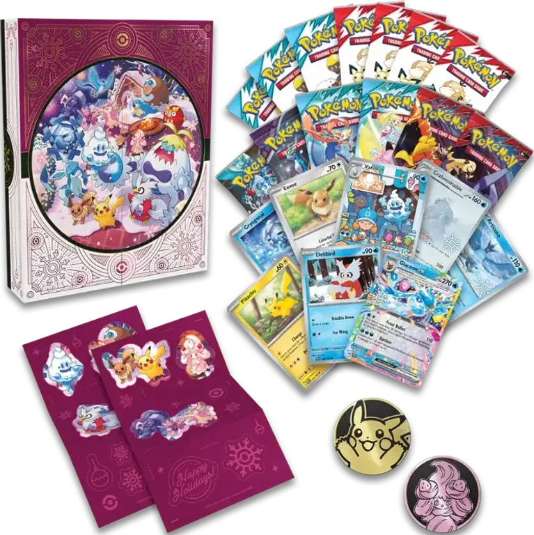 Pokémon Holiday Calendar 2025 components