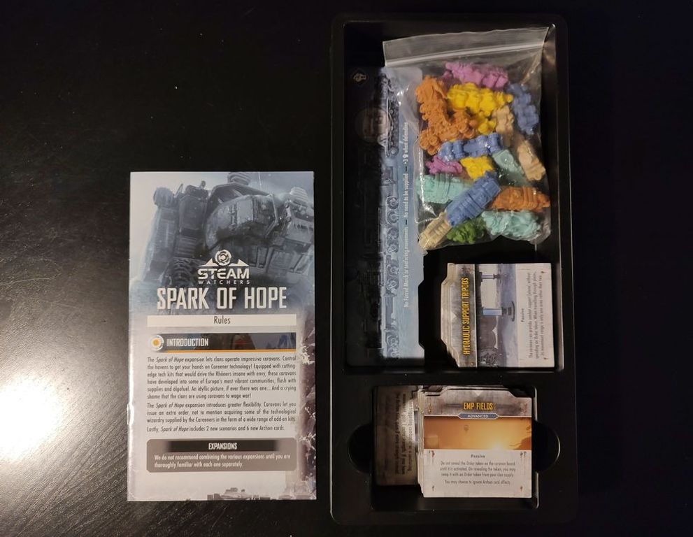 Steamwatchers: Spark of Hope components