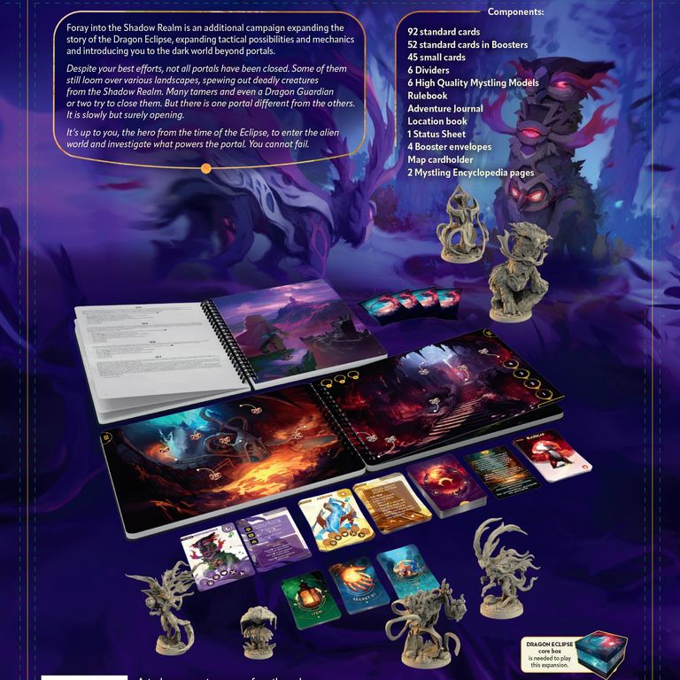 Dragon Eclipse: Foray into the Shadow Realms back of the box