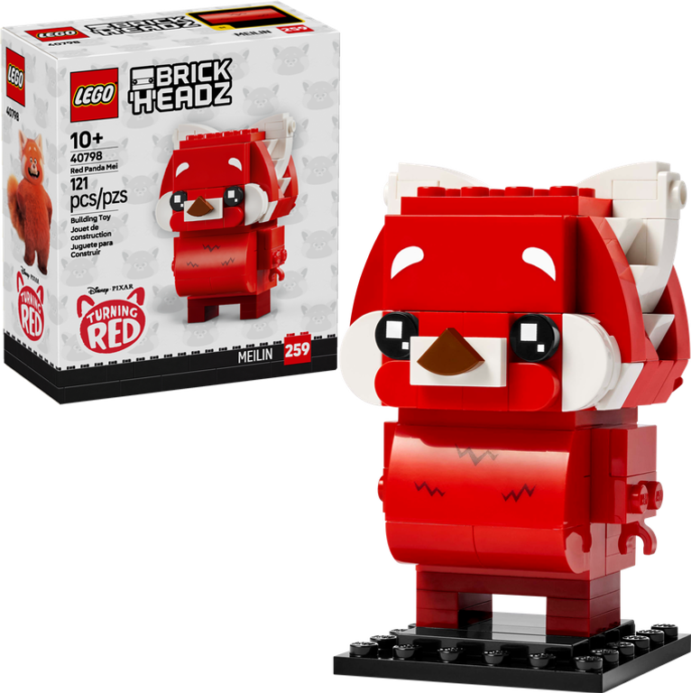 LEGO® BrickHeadz™ Panda rosso Mei scatola