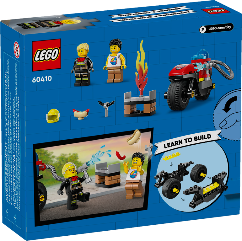 LEGO® City Feuerwehrmotorrad rückseite der box