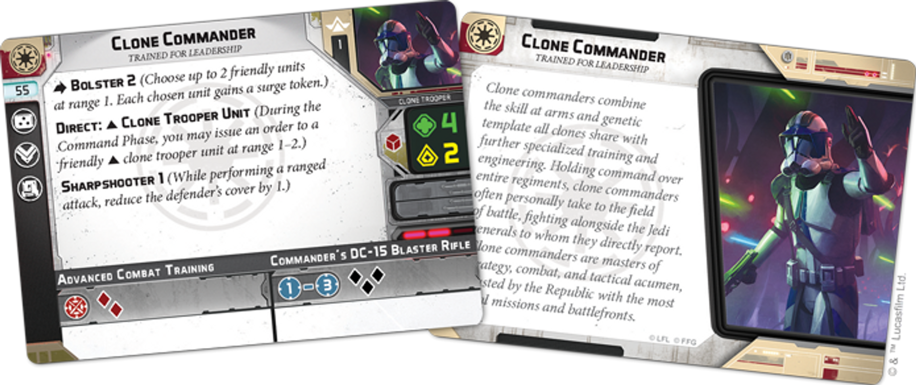 Star Wars: Legion – Republic Specialists Personnel Expansions cards